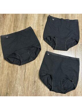 Sloggi Black High Waist Basic+ Maxi Knickers 3 Pack from Next USA size S